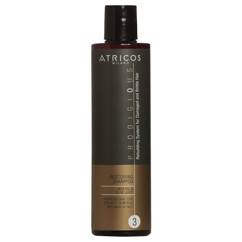 Восстанавливающий шампунь Atricos Milano Prodigious Restoring Shampoo 250 мл